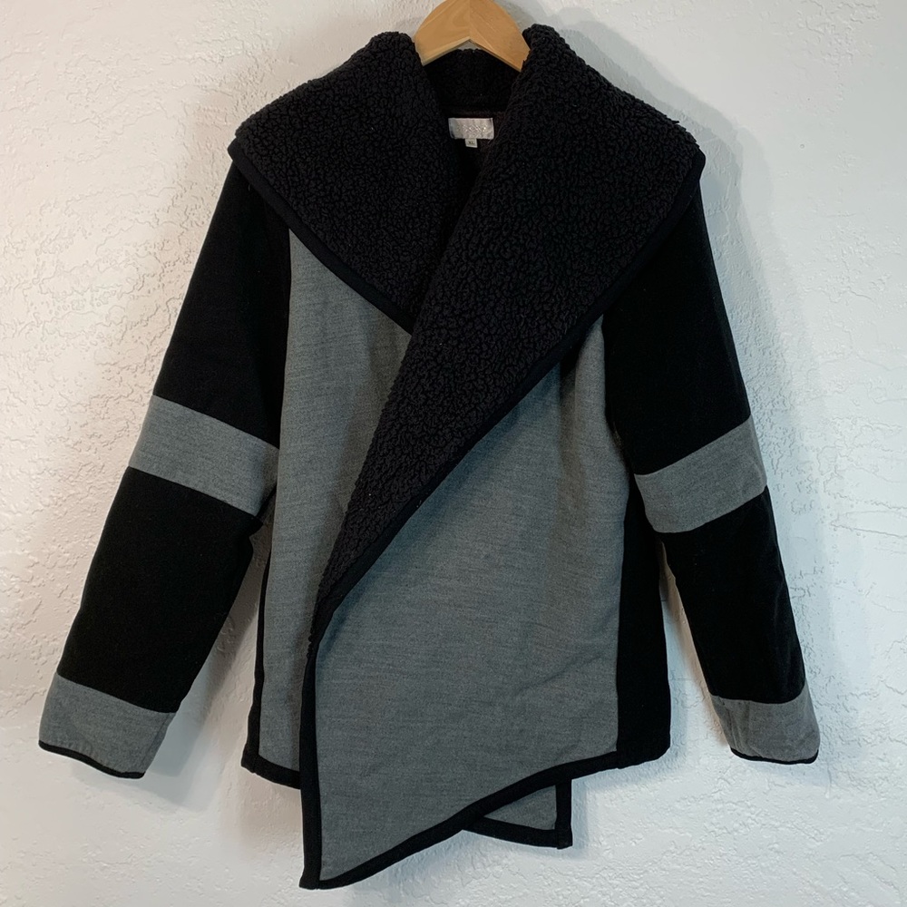 Adore Sherpa lined wrap coat XL